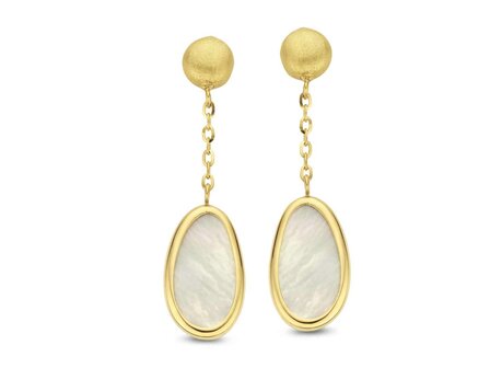 Oorbellen afhangers - 18kt Geelgoud | COLLECTION VANSCHOENWINKEL