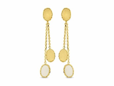 Oorbellen afhangers - 18kt Geelgoud | COLLECTION VANSCHOENWINKEL