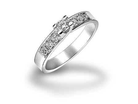 RING FLANDERS BRILJANT - 18kt Witgoud | The flanders collection