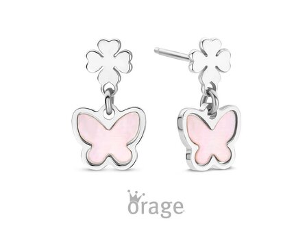 Oorbellen kinder afhanger - Orage Kids Silver | (Ag) Orage Zilver