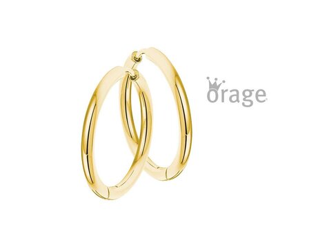 Oorbellen creolen - Orage STEEL Jewellery | (Ag) Orage Zilver