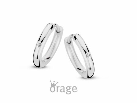 Oorbellen creolen - Orage STEEL Jewellery | (Ag) Orage Zilver