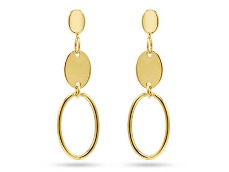 Oorbellen afhangers - 18kt Geelgoud | COLLECTION VANSCHOENWINKEL