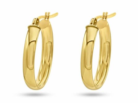 Oorbellen creolen - 18kt Geelgoud | COLLECTION VANSCHOENWINKEL