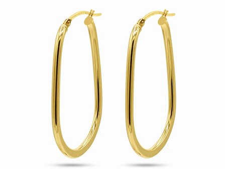 Oorbellen creolen - 18kt Geelgoud | COLLECTION VANSCHOENWINKEL