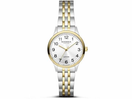 RODANIA SWISS MADE DAMES - Bicolor Staal-Plaqu&eacute; / PVD | Rodania 1930 Swiss Made