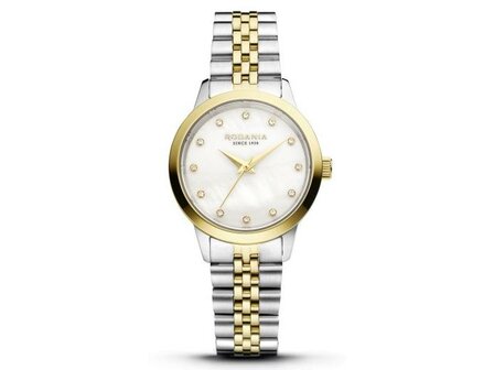 RODANIA SWISS MADE DAMES - Bicolor Staal-Plaqu&eacute; / PVD | Rodania 1930 Swiss Made