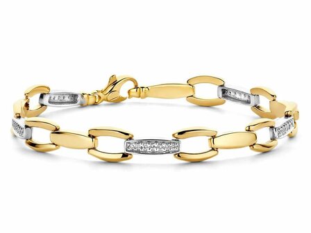 Armband Bicolor goud - 18kt Bicolor | FEMME ADOREE 18K