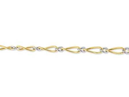 Armband Bicolor goud - 18kt Bicolor | FEMME ADOREE 18K