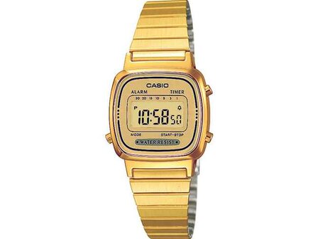 CASIO DAMES - Metal-Resin-Chrom&eacute;-messing