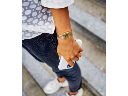 CASIO DAMES - Metal-Resin-Chrom&eacute;-messing