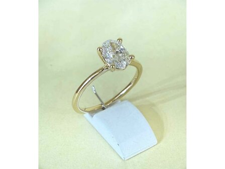 Lab Grown Diamond Solitair - 18kt Geelgoud | Lab Grown Collection VS