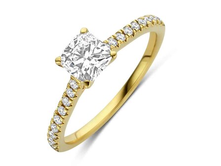 Lab Grown Diamond Solitair - 18kt Geelgoud | Lab Grown Collection VS