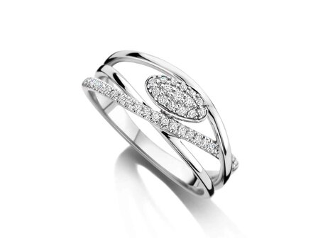 Ring briljant - 18kt Geelgoud | COLLECTION VANSCHOENWINKEL