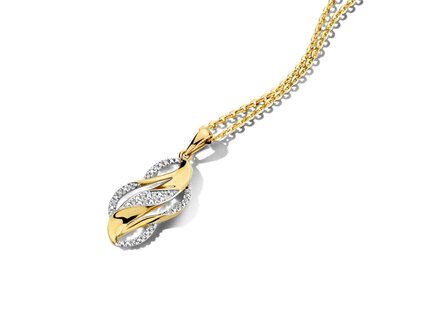 Hanger Briljant - 18kt Geelgoud | COLLECTION VANSCHOENWINKEL