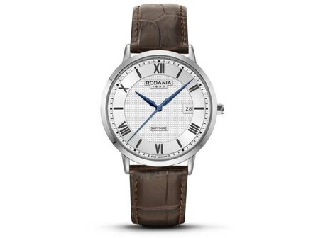 RODANIA SWISS MADE HEREN - Edelstaal+Leer | Rodania 1930 Swiss Made