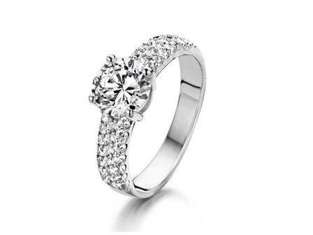 RING ZIRCONIA - Naiomy (AG) Zilver