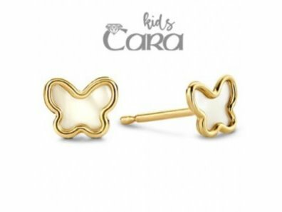 Oorbellen kinderfiguur - 18kt Geelgoud | COLLECTION VANSCHOENWINKEL