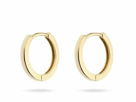 Oorbellen creolen - 18kt Geelgoud | Swing 18k Jewels
