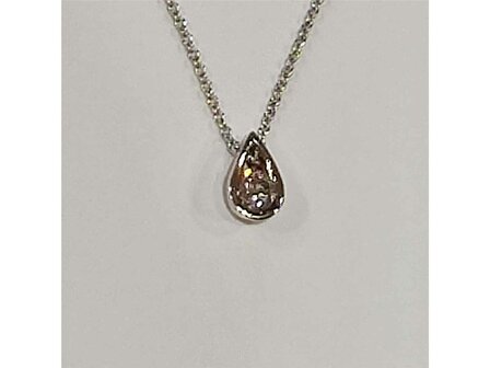 Hanger Briljant - 18kt Witgoud | COLLECTION VANSCHOENWINKEL