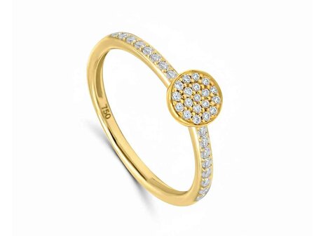 Ring briljant - 18kt Geelgoud | FEMME ADOREE 18K