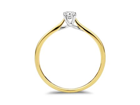 Ring Solitaire briljant - DULCI NEA 18K | COLLECTION VANSCHOENWINKEL