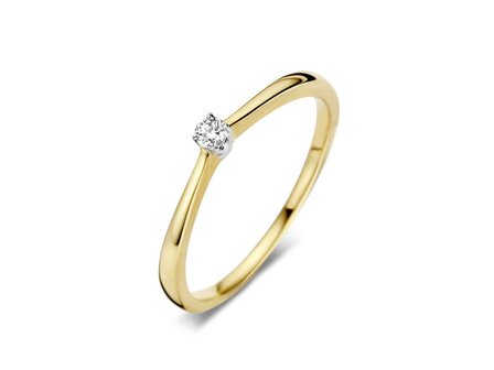 Ring Solitaire briljant - DULCI NEA 18K | COLLECTION VANSCHOENWINKEL