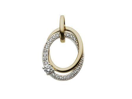 Hanger Briljant - 18kt Bicolor | COLLECTION VANSCHOENWINKEL