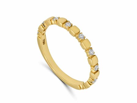 Ring briljant - 18kt Geelgoud | FEMME ADOREE 18K