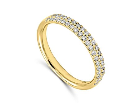 Ring alliance briljant - 18kt Witgoud | FEMME ADOREE 18K
