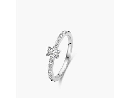 Lab Grown Diamond Solitair - 18kt Witgoud | Lab Grown Collection VS