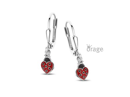Oorbellen kinder afhanger - Orage Kids Silver | (Ag) Orage Zilver
