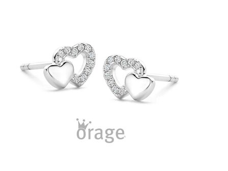 OORBEL ZILVER ZIRCONIA - Orage Kids Silver | (Ag) Orage Zilver