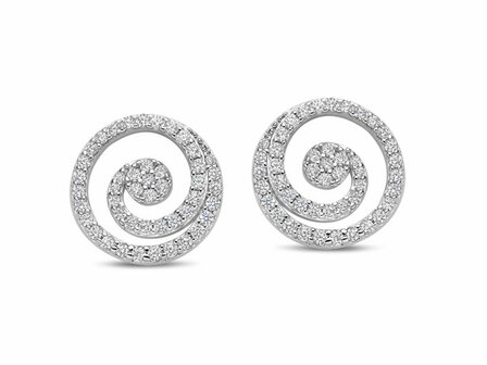Oorbellen zirconia - Naiomy (AG) Moments