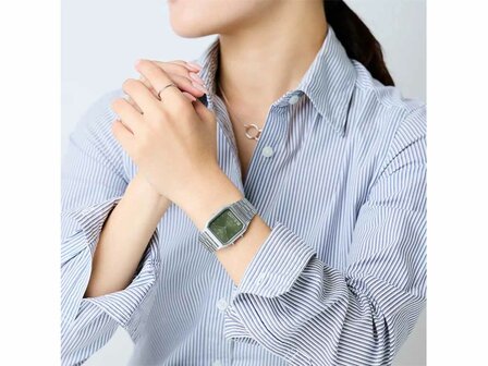 CASIO Vintage - Metal-Resin-Chrom&eacute;-messing