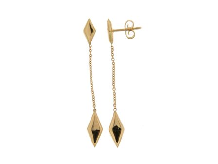 Oorbellen afhangers - 18kt Geelgoud | COLLECTION VANSCHOENWINKEL