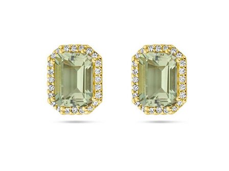 Oorbellen briljant - 18kt Geelgoud | COLLECTION VANSCHOENWINKEL