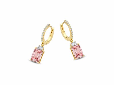 OORBEL AFHANGER ZIRCONIA - Naiomy (AG) Zilver