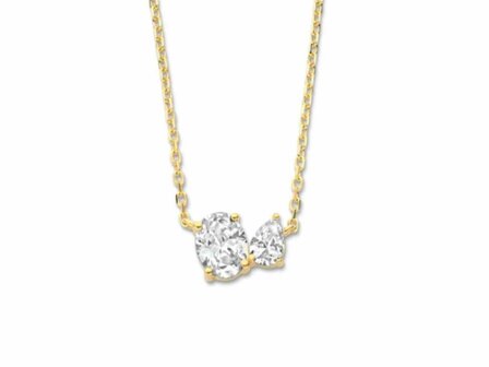 KETTING MET HANGER - Naiomy (AG) Zilver