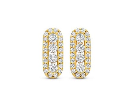 Oorbellen zirconia - Naiomy (AG) Zilver