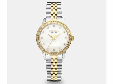 RODANIA SWISS MADE DAMES - Bicolor Staal-Plaqu&eacute; / PVD | Rodania 1930 Swiss Made