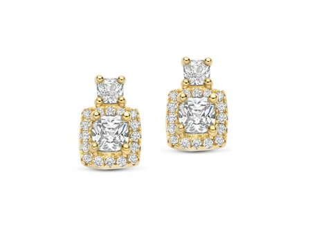 Oorbellen zirconia - Naiomy (AG) Zilver
