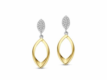 OORBEL AFHANGER ZIRCONIA - Naiomy (AG) Zilver