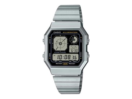 CASIO Vintage - Metal-Resin-Chrom&eacute;-messing