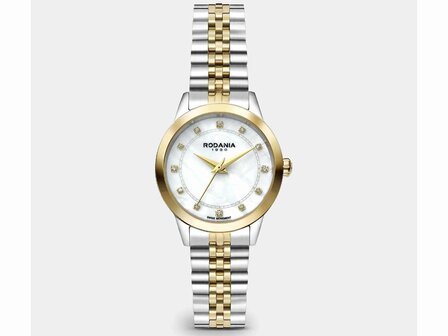 RODANIA SWISS MADE DAMES - Bicolor Staal-Plaqu&eacute; / PVD | Rodania 1930 Swiss Made