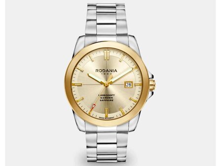 RODANIA SWISS MADE HEREN - Bicolor Staal-Plaqu&eacute; / PVD | Rodania 1930 Swiss Made