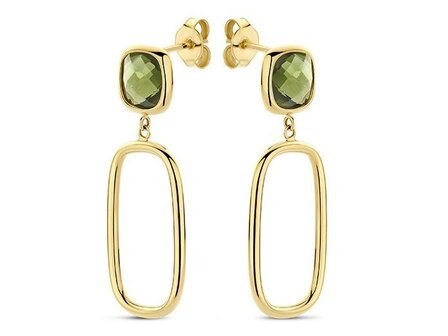 Oorbellen afhangers - 18kt Geelgoud | COLLECTION VANSCHOENWINKEL
