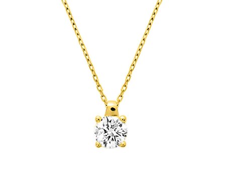 KETTING MET HANGER - 18kt Geelgoud | COLLECTION VANSCHOENWINKEL