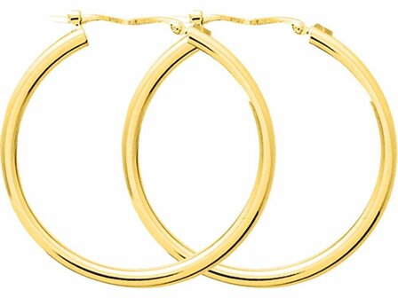 Oorbellen creolen - 18kt Geelgoud | COLLECTION VANSCHOENWINKEL