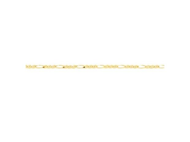 KETTING FIGARO CARTIER - 18kt Geelgoud | COLLECTION VANSCHOENWINKEL